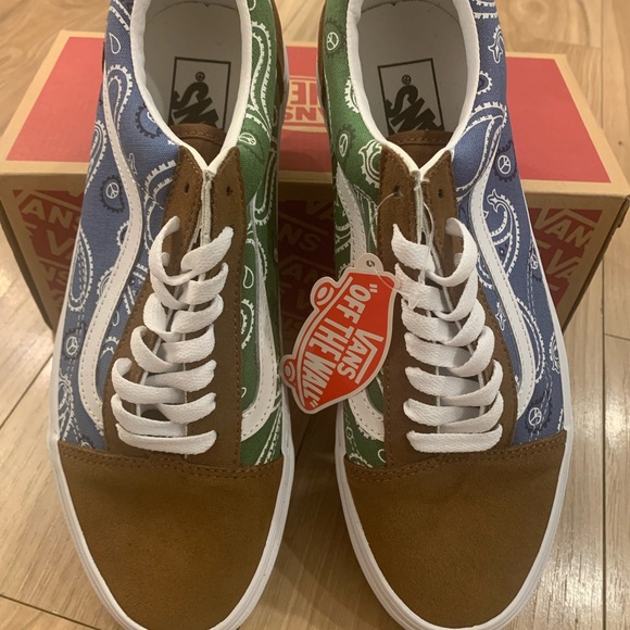 Vans Old Skool (Peace Paisley) Unity/True White Men's 10,Women's 11.5M - Picture 4 of 6